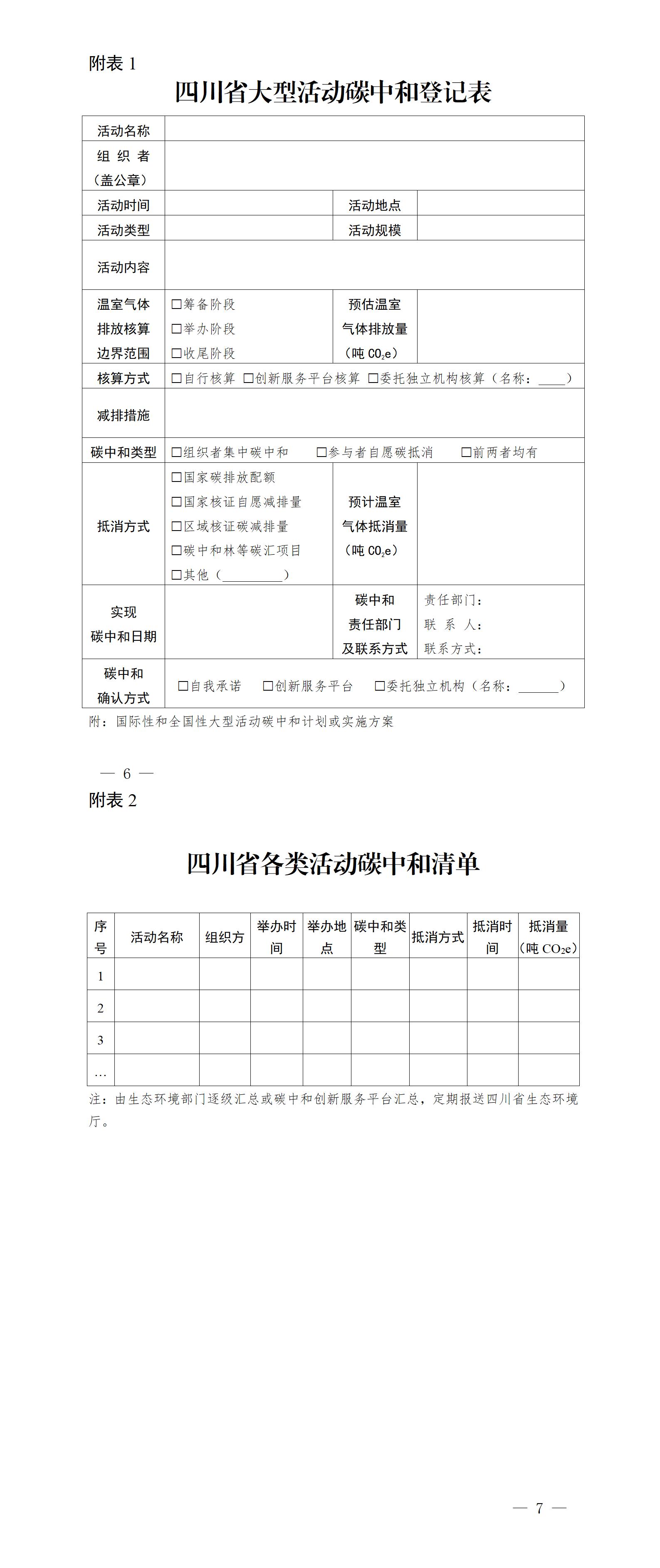 四川省積極有序推廣和規(guī)范碳中和方案